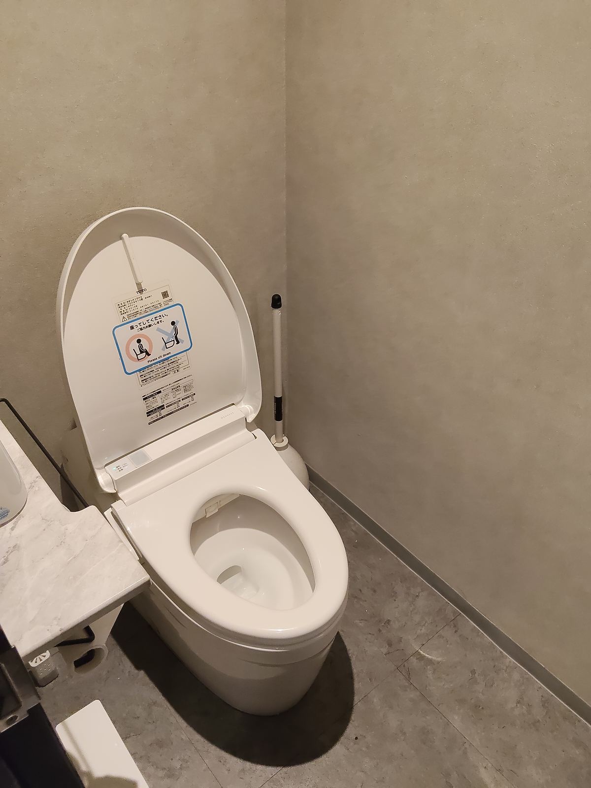 トイレの中。清潔に保たれている